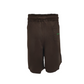 Asensyo Shorts Scritta Verde Marrone