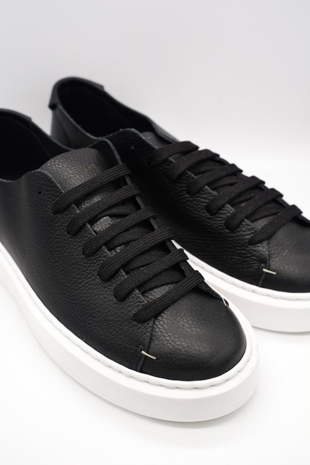 Raw Cut Essential Leather Sneakers